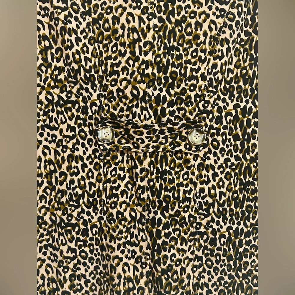Leopard Print Women's Jacket - Picture 4 of 5